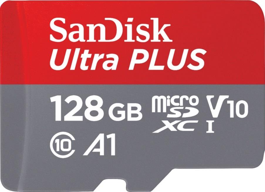 SANDISK Memoria micro SD 128 GB Sandisk classe 10 + adattatore